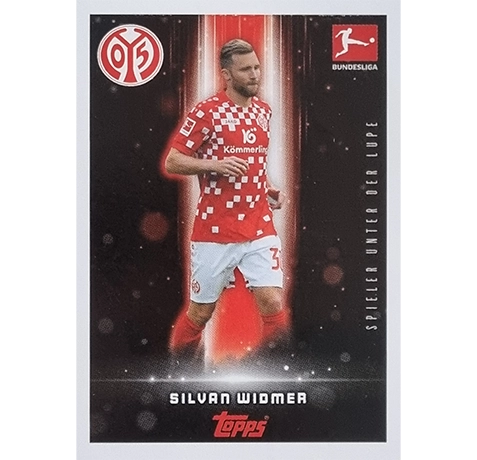 Topps Bundesliga Sticker Saison 2024/2025 / Sticker Nummer 305 Silvan Widmer / Spieler unter der Lupe