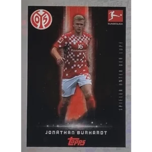 Topps Bundesliga Sticker Saison 2024/2025 / Sticker Nummer 306 Jonathan Burkardt / Spieler unter der Lupe