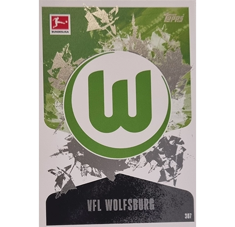 Topps Bundesliga Match Attax 2024/25 / Nr. 307 VFL WOLFSBURG / CLUB LOGO