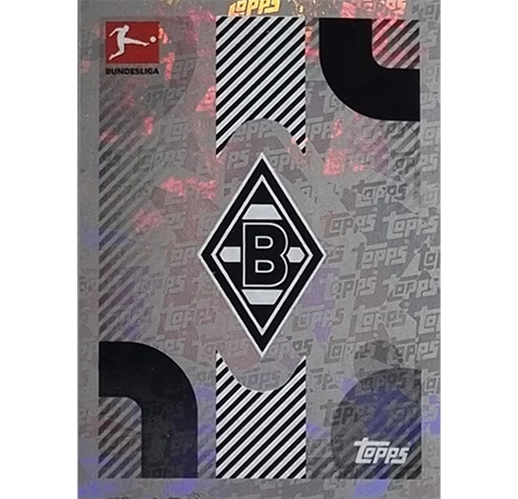 Topps Bundesliga Sticker Saison 2024/2025 / Sticker Nummer 308 Borussia Mönchengladbach Logo