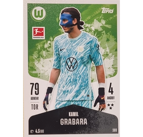 Topps Bundesliga Match Attax 2024/25 / Nr. 308 KAMIL GRABARA