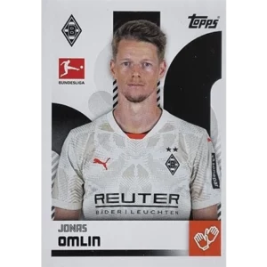 Topps Bundesliga Sticker Saison 2024/2025 / Sticker Nummer 309 Jonas Omlin
