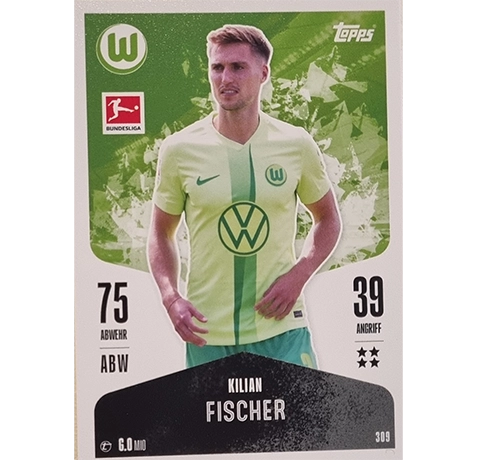 Topps Bundesliga Match Attax 2024/25 / Nr. 309 KILIAN FISCHER