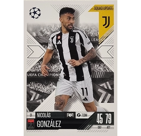 Topps Champions League EXTRA Match Attax 2024-2025 / 031 NICOLAS GONZALEZ