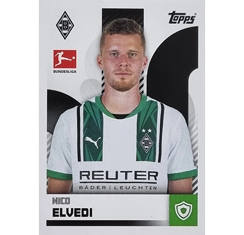 Topps Bundesliga Sticker Saison 2024/2025 / Sticker Nummer 310 Nico Elvedi