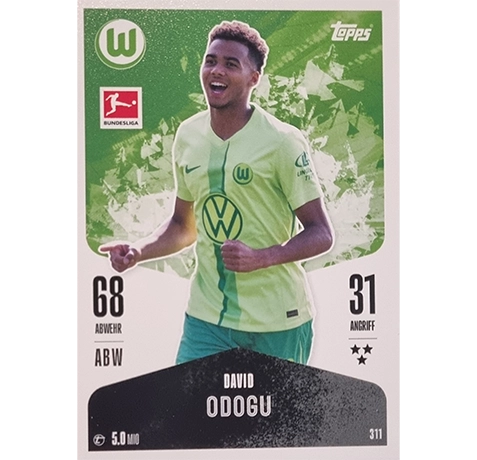 Topps Bundesliga Match Attax 2024/25 / Nr. 311 DAVID ODOGU