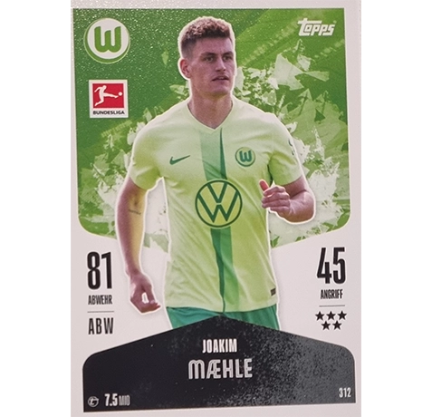 Topps Bundesliga Match Attax 2024/25 / Nr. 312 JOAKIM MAEHLE