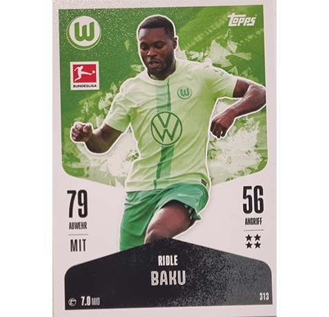 Topps Bundesliga Match Attax 2024/25 / Nr. 313 RIDLE BAKU