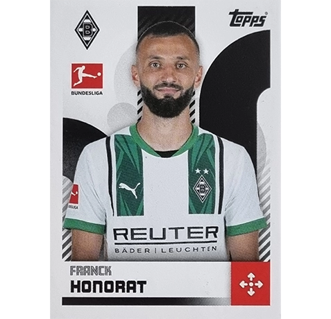 Topps Bundesliga Sticker Saison 2024/2025 / Sticker Nummer 314 Franck Honorat