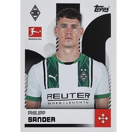 Topps Bundesliga Sticker Saison 2024/2025 / Sticker Nummer 317 Philipp Sander