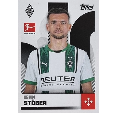 Topps Bundesliga Sticker Saison 2024/2025 / Sticker Nummer 319 Kevin Stöger