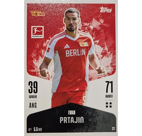 Topps Bundesliga Match Attax 2024/25 / Nr. 032 IVAN PRTAJIN