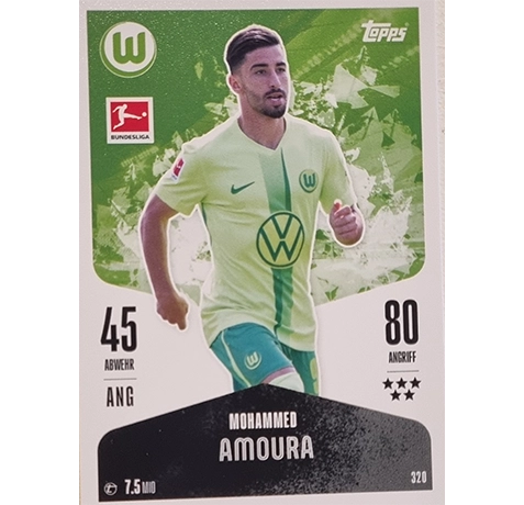 Topps Bundesliga Match Attax 2024/25 / Nr. 320 MOHAMMED AMOURA