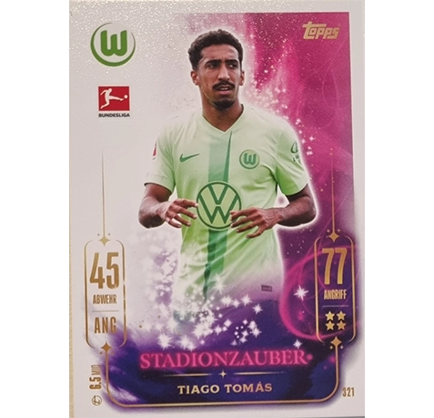 Topps Bundesliga Match Attax 2024/25 / Nr. 321 TIAGO TOMAS / STADIONZAUBER