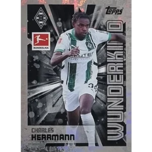 Topps Bundesliga Sticker Saison 2024/2025 / Sticker Nummer 325 Charles Herrmann / Wunderkind Glitzer