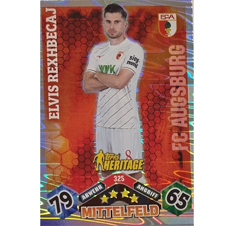 Topps Bundesliga Match Attax 2024/25 / Nr. 325 ELVIS REXHBECAJ / HERITAGE