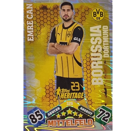 Topps Bundesliga Match Attax 2024/25 / Nr. 329 EMRE CAN / HERITAGE