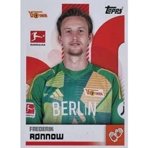 Topps Bundesliga Sticker Saison 2024/2025 / Sticker Nummer 033 Frederik Ronnow