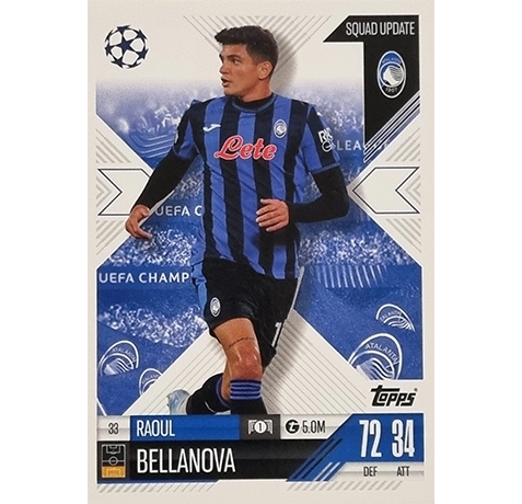 Topps Champions League EXTRA Match Attax 2024-2025 / 033 RAOUL BELLANOVA