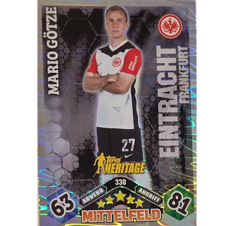 Topps Bundesliga Match Attax 2024/25 / Nr. 330 MARIO GÖTZE / HERITAGE