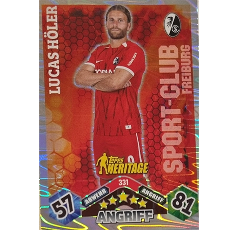 Topps Bundesliga Match Attax 2024/25 / Nr. 331 LUCAS HÖHLER / HERITAGE