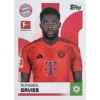 Topps Bundesliga Sticker Saison 2024/2025 / Sticker Nummer 333 Alphonso Davies