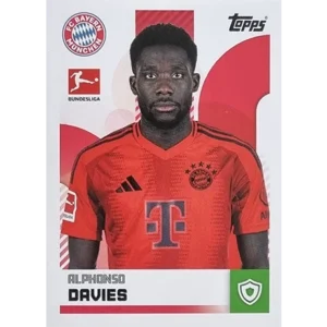 Topps Bundesliga Sticker Saison 2024/2025 / Sticker Nummer 333 Alphonso Davies