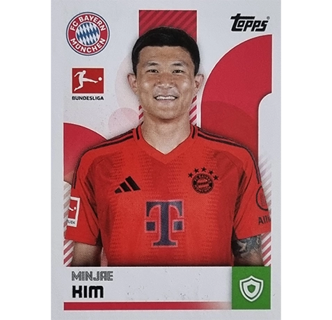 Topps Bundesliga Sticker Saison 2024/2025 / Sticker Nummer 334 Minjae Kim