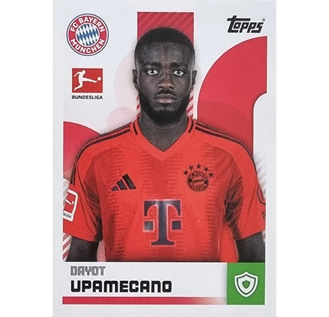 Topps Bundesliga Sticker Saison 2024/2025 / Sticker Nummer 335 Dayot Upamecano