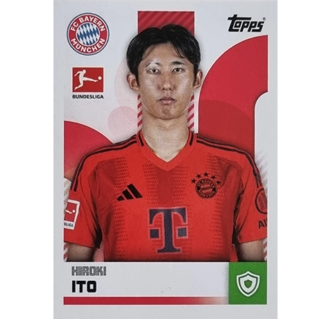 Topps Bundesliga Sticker Saison 2024/2025 / Sticker Nummer 337 Hiroki Ito