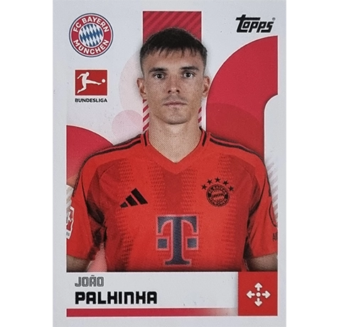 Topps Bundesliga Sticker Saison 2024/2025 / Sticker Nummer 338 Joao Palhinha
