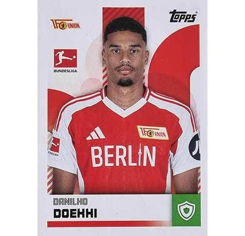 Topps Bundesliga Sticker Saison 2024/2025 / Sticker Nummer 034 Danilho Doekhi