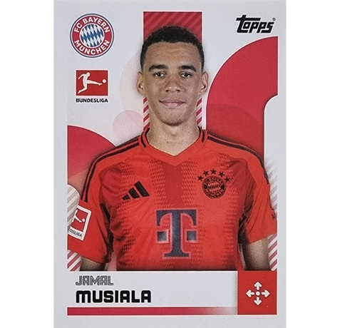 Topps Bundesliga Sticker Saison 2024/2025 / Sticker Nummer 340 Jamal Musiala