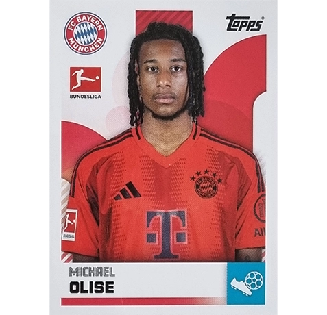 Topps Bundesliga Sticker Saison 2024/2025 / Sticker Nummer 342 Michael Olise