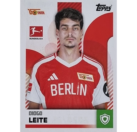 Topps Bundesliga Sticker Saison 2024/2025 / Sticker Nummer 035 Diogo Leite