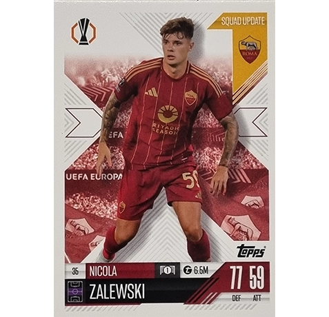 Topps Champions League EXTRA Match Attax 2024-2025 / 035 NICOLA ZALEWSKI