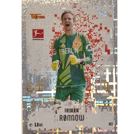 Topps Bundesliga Match Attax 2024/25 / Nr. 352 FREDERIK RÖNNOW / PIXEL-PITCH