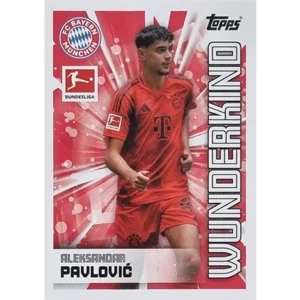 Topps Bundesliga Sticker Saison 2024/2025 / Sticker Nummer 353 Aleksandar Pavolovic / Wunderkind