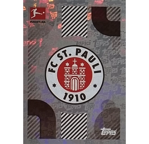 Topps Bundesliga Sticker Saison 2024/2025 / Sticker Nummer 354 FC St. Pauli Logo