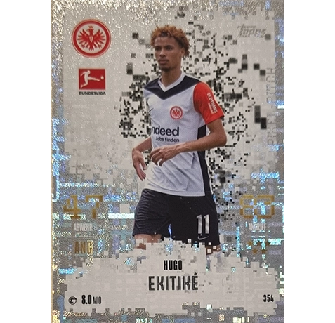 Topps Bundesliga Match Attax 2024/25 / Nr. 354 HUGO EKITIKE / PIXEL-PITCH