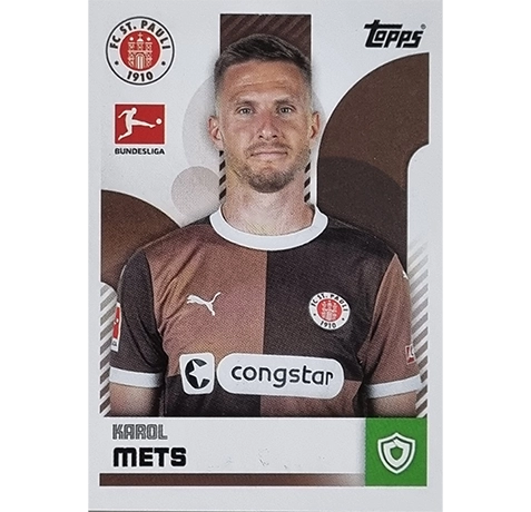 Topps Bundesliga Sticker Saison 2024/2025 / Sticker Nummer 358 Karol Mets