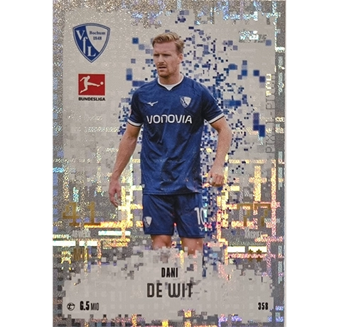 Topps Bundesliga Match Attax 2024/25 / Nr. 358 DANI DE WIT / PIXEL-PITCH