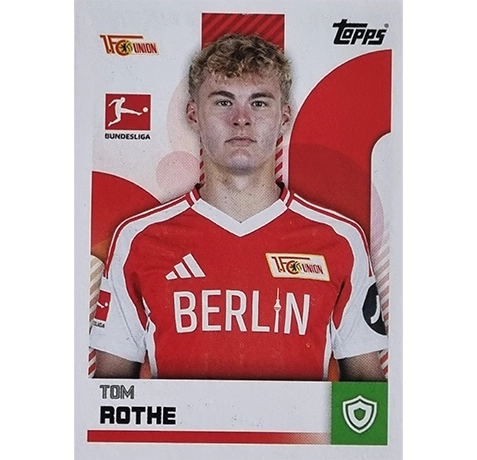 Topps Bundesliga Sticker Saison 2024/2025 / Sticker Nummer 036 Tom Rothe