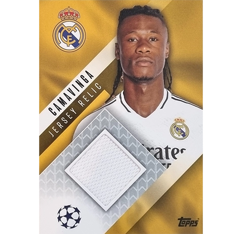 Topps Champions League Match Attax 2024/2025 / JERSEY RELIC / JR-EC / EDUARDO CAMAVINGA