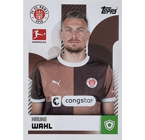 Topps Bundesliga Sticker Saison 2024/2025 / Sticker Nummer 360 Hauke Wahl