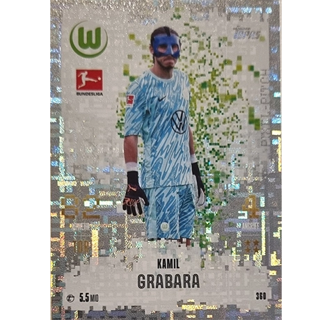 Topps Bundesliga Match Attax 2024/25 / Nr. 360 KAMIL GRABARA / PIXEL-PITCH