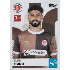 Topps Bundesliga Sticker Saison 2024/2025 / Sticker Nummer 365 Elias Saad