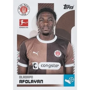 Topps Bundesliga Sticker Saison 2024/2025 / Sticker Nummer 366 Oladapo Afolayan