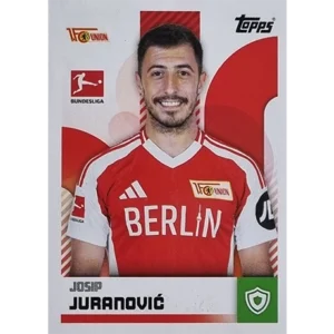 Topps Bundesliga Sticker Saison 2024/2025 / Sticker Nummer 037 Josip Juranovic