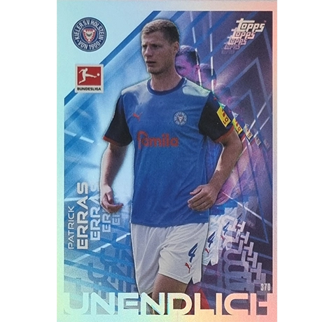 Topps Bundesliga Match Attax 2024/25 / Nr. 370 PATRICK ERRAS / UNENDLICH